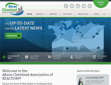 Tablet Screenshot of akronclevelandrealtors.com